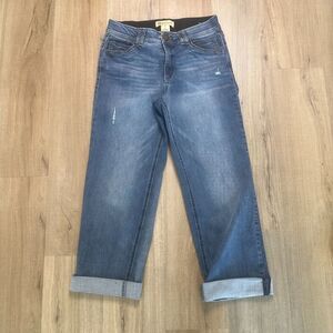 Democracy Women's 8 "Ab"solution Denim Jeans Cuff Hem